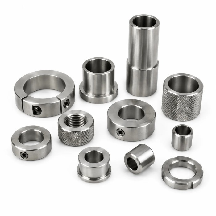 Bagues usinées CNC